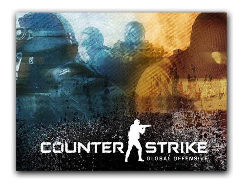 Placa Mdf 20 Cm X 30 Cm - Counter Strike: Global Offensive
