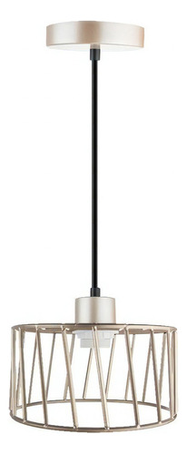 Lámpara Colgante Interior Moderna Industrial E27 Tecnolite Color Dorado
