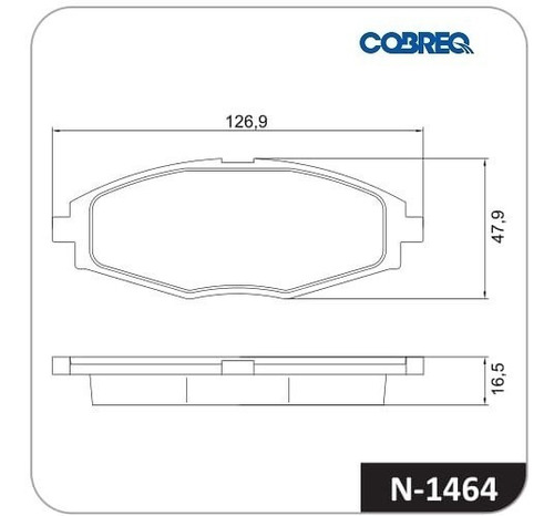 Juego Pastillas De Freno Cobreq Chery Qq 1.1 16v 2011/  