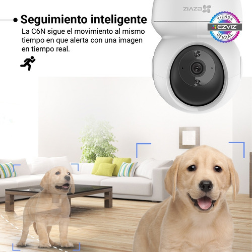Cámara De Seguridad Infrarroja Wifi Ezviz Interior 1080p Color Blanco