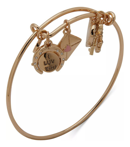 Pulsera Anne Klein Gold-tone Mixed Amor