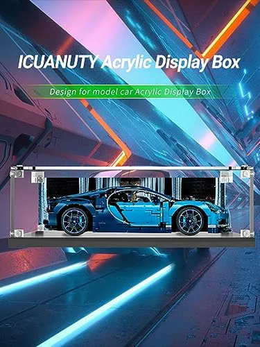 Vitrina Acrílica Para Lego Bugatti Chiron 42083, Antipolvo,