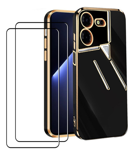 Funda Para Tecno Pova 5 Pro Smartphone Case + Mica Cristal