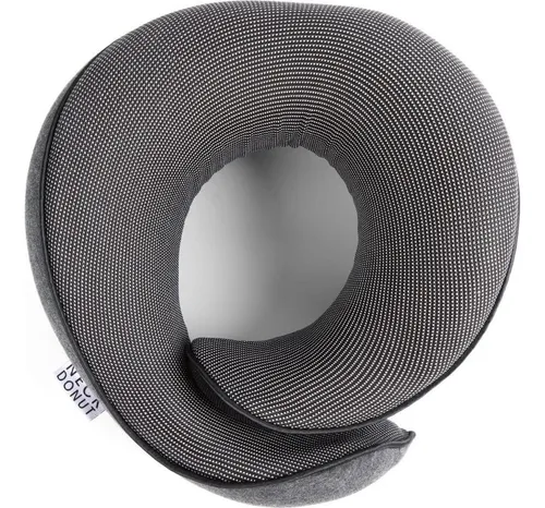 Almohada De Cuello Almohada Donut Espuma De Memoria Gris