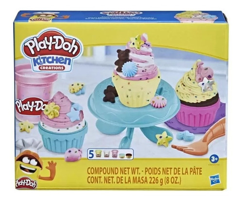 Massinha De Modelar Play Doh Cupcakes Coloridos Hasbro