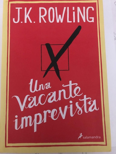 Una Vacante Imprevista J.k. Rowling