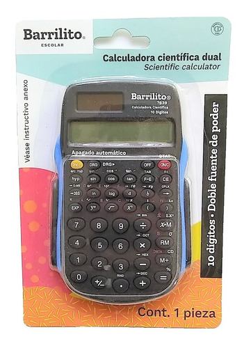 Calculadora Cientifca Dual Solar Pila 7639