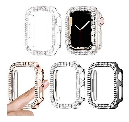 4 Cases Bumpers Para Apple Watch Series 6 5 4 Se 40mm
