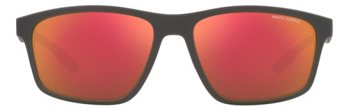 Gafas De Sol Armani Exchange Ax4122 Hombre Originales Color Violeta Color Del Armazón Gris