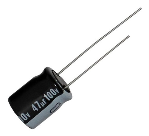 Condensador 100v 47uf Electrolitico 105° Grados