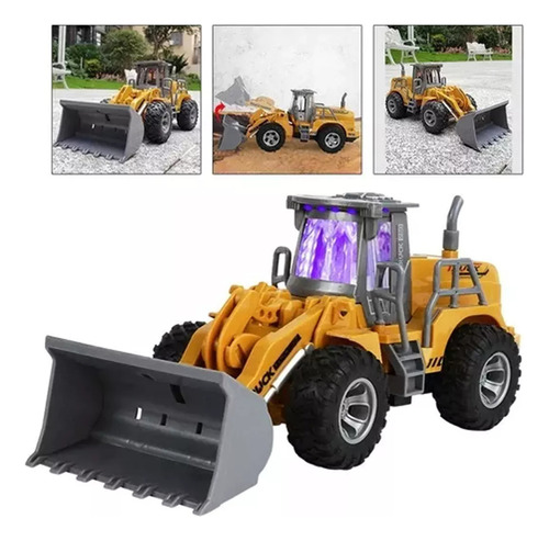 Mini Coche De Construcción, Juguete Infantil De 5 Cl Con Luz