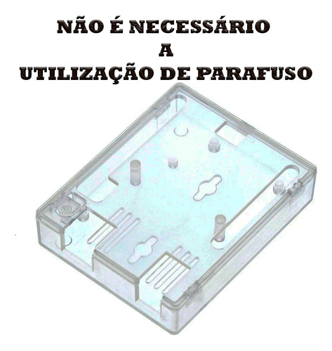 Kit 10x Case Capa Protetora Para Arduino Uno R3 Acrílico