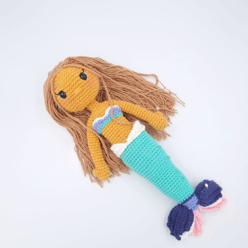 Sirenita Halle Amigurumi