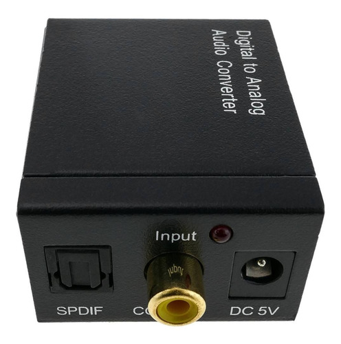 Conversor Audio Digital A Análogo +cable Óptico Salida Auric
