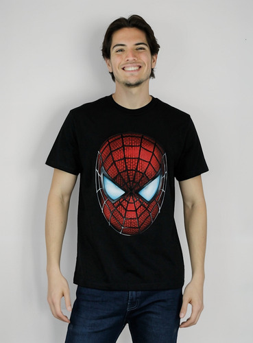 Brad Remera Plastisol Con 3d Hombre Spider-man Algodón