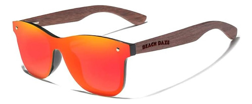 Beach Daze Gafas De Sol De Madera Para Hombre Y Mujer - Gafa