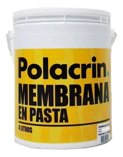 Polacrin Membrana En Pasta - Premiun - 4 Litros M Envios