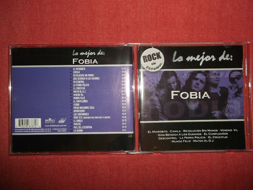 Fobia - Lo Mejor Cd Nac Ed 2001 Mdisk