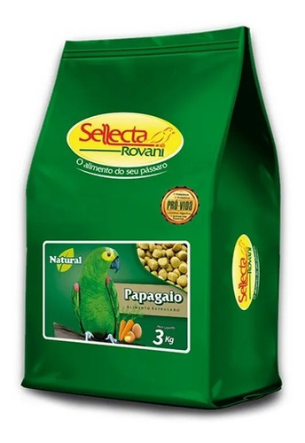 Sellecta Papagaio Natural 3kg Extrusada
