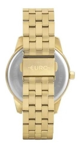 Relógio Feminino Euro Glamour Original+pulseira Eu2035yrtk4d Cor da correia Dourado Cor do bisel Dourado Cor do fundo Dourado