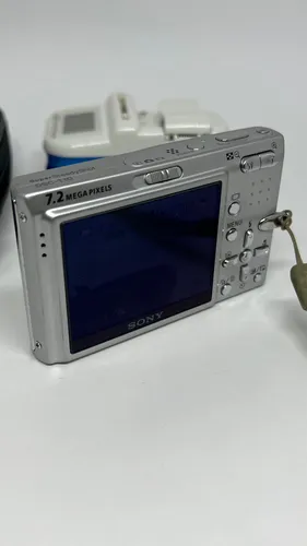 Sony Câmera Cybershot Dsc-t10 De 7,2 Mp Zoom Óptico 3x Prata