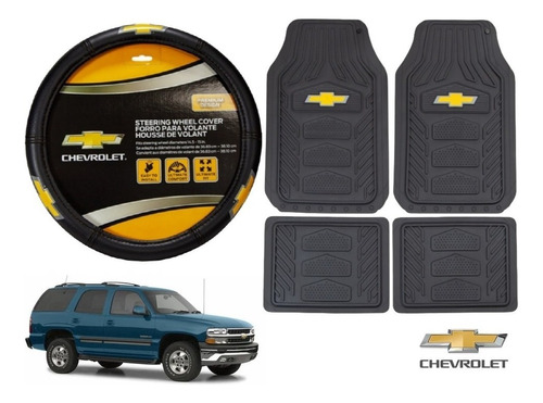 Tapetes 4pz Chevrolet + Cubrevolante Tahoe 2003