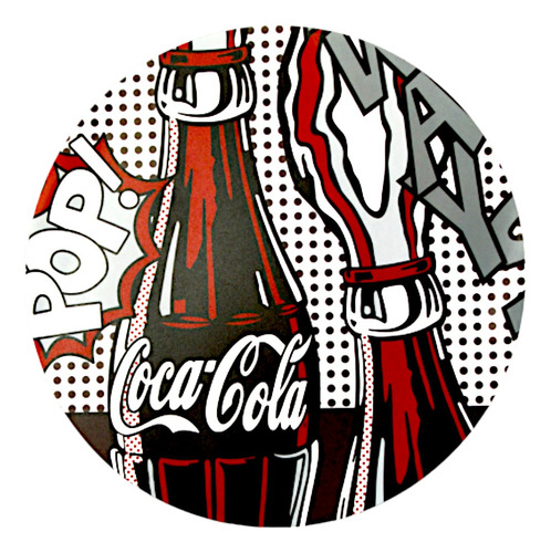 Lugar Americano Red. Plástico Coca-cola Pop 37,5cm Hauskraft Cor Vermelho