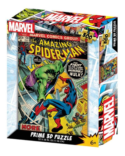 Puzzle Rompecabeza The Amazing Spiderman Marvel 300 Prime 3d