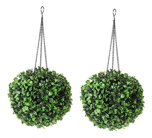 2x Bola De Hierba Impermeable Led Luz Colgante Linterna