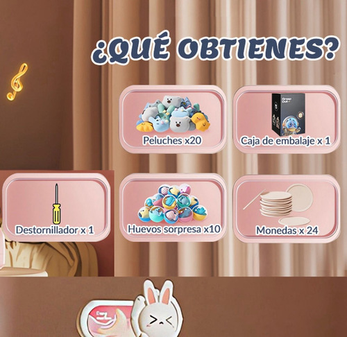 Maquina De Garra Mini Kuromi Lila