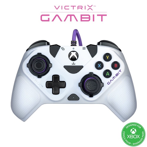 Victrix Gambit - World's Fastest Esports Ready, Elite Pro Custom Gaming Controller, Back Paddles, Wired Video Game Controller Xbox One, Xbox Series X, Xbox Series S, Pc - Xbox 360, Xbox