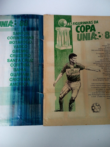 Álbum Copa União De 88 Completo (Usado)