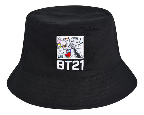 Bt21 Line Friends - Gorro De Viaje Reversible Estilo