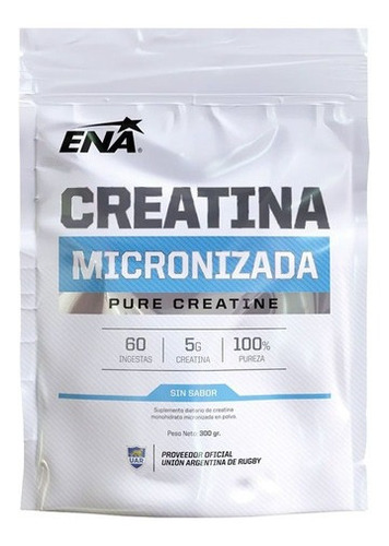 Creatina Micronizada Ena Sport  Sabor Neutro X 300 G