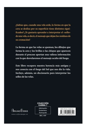Imagen 2 de 2 de Libro Oráculo De Las Velas - Arkano Books