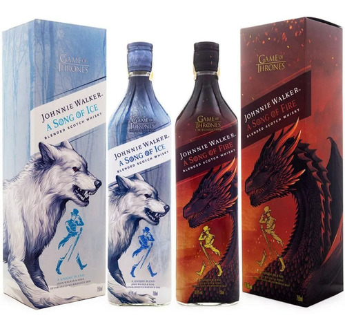 Kit 1 Johnnie Walker Game Of Thones 1 Whisky Johnnie Ice 750