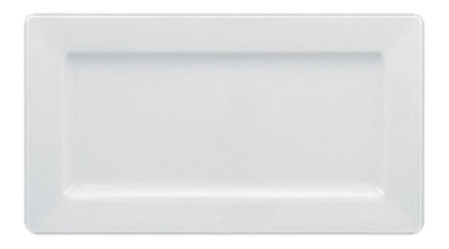 Plato Rectangular Porcelana Blanco 29cm Acces Rak