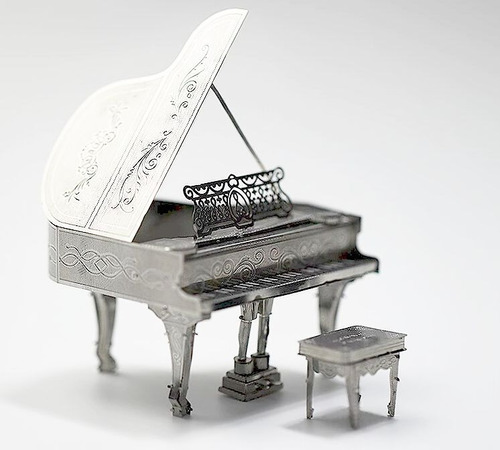3d Metal - Mini Puzzle Armable Diseño Piano