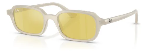 Lentes De Sol Zuri Blanco Espejados Ray-ban Rb445568086d