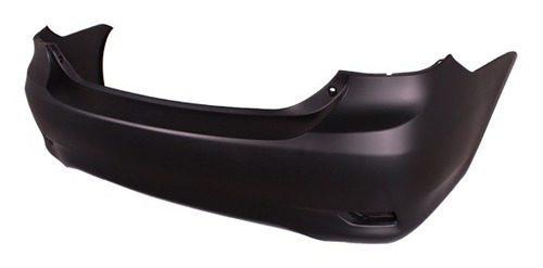 Paragolpe Trasero Negro Liso Toyota Corolla 2012-14