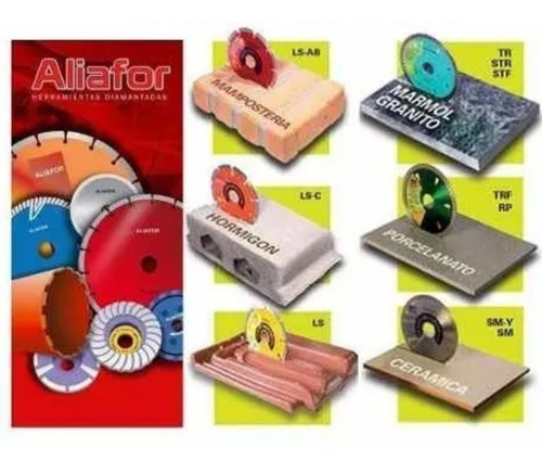 Discode corte Aliafor Turbo fino 115mm x 1.2mm color verde x 1 unidad