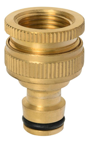 Adaptador Para Manguera 1/2  Y 3/4  De Bronce Riego Jardin 