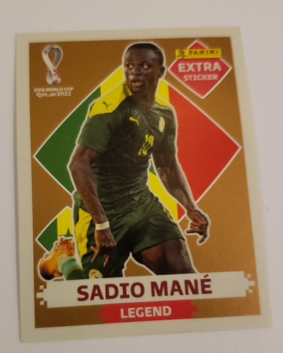 Sadio Mane Legend Extra Stiker Panini Qatar 2022