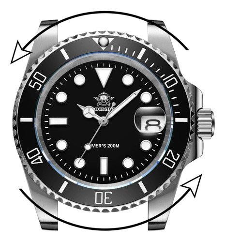 Addiesdive Relojes De Cuarzo Para Hombre Diver 200m Reloj De