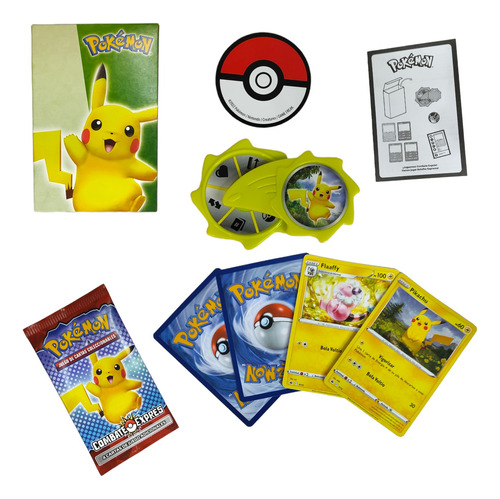 Pokemon Pikachu Caja Verde 4 Cartas Tcg Mcdonalds 2023