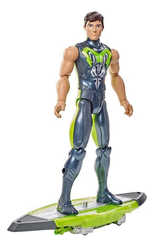 Max Steel Figura Turbo Deslizador 30 Cm Mattel Fdt74