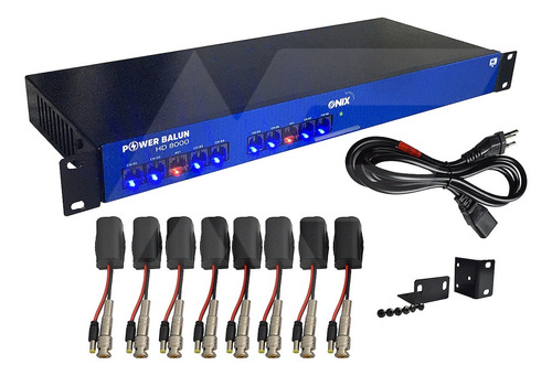 Rack Organizador Cftv Onix Rack Orion Hd 8000 8c 19 + Fonte
