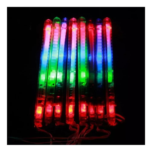 30 Varitas Led Luminosas 7 Secuencias Cotillon Luminoso