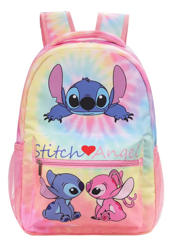 Mochila De Escuela Primaria Stitch Para Niños Con Dibujos An