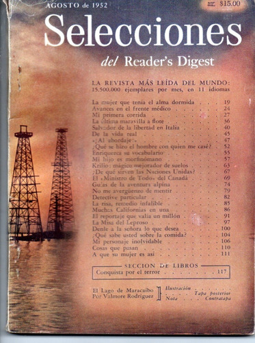 Selecciones Del Reader´s Digest Nº141 Agosto 1952